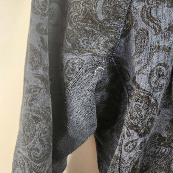 Lululemon Scuba Hoodie *Stretch (Lined Hood) Paisley Inkwell Blue Size 6 Zipper - Picture 9 of 11